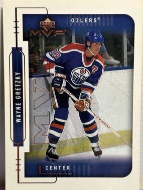 🇨🇦NOW $4🍀 Wayne Gretzky 1999 Upper Deck MVP Edmonton Oilers Hockey Card